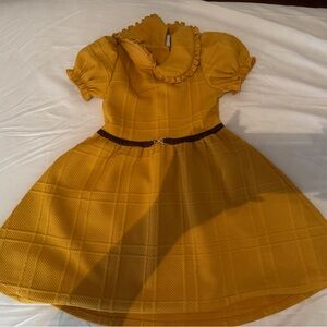 Janie and jack Yellow Ruffled Dress